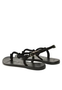 Manebi Sandały Suede Leather Sandals V 2.2 Y0 Czarny. Kolor: czarny. Materiał: zamsz, skóra #5