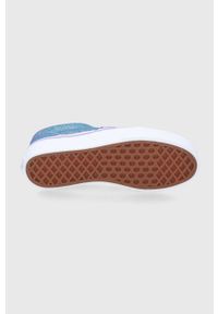 Vans tenisówki dziecięce. Nosek buta: okrągły. Kolor: niebieski. Materiał: guma