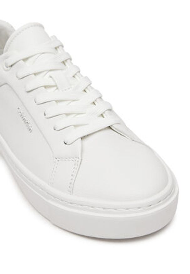 Calvin Klein Sneakersy HW0HW02298 Biały. Kolor: biały. Materiał: skóra