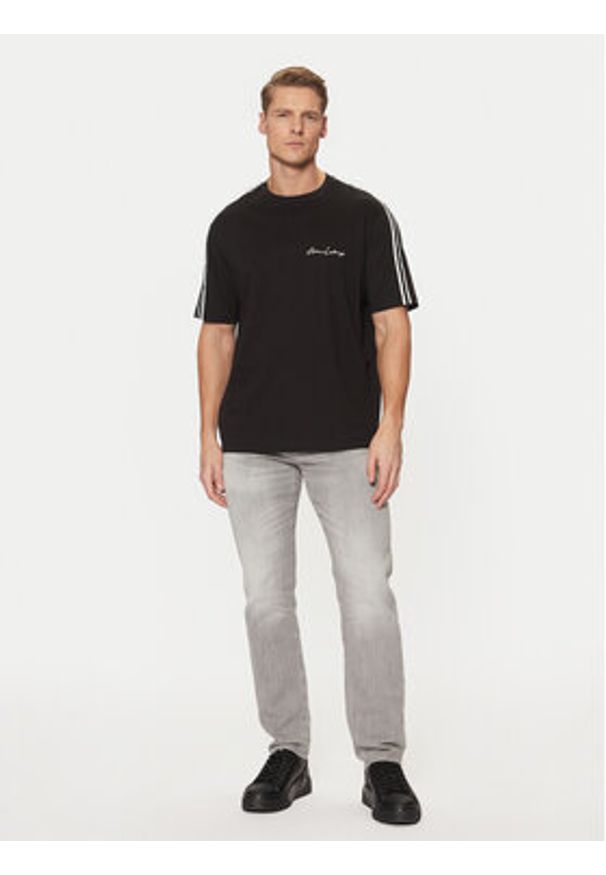 Armani Exchange T-Shirt 8NZTSG ZJ9AZ 1200 Czarny Regular Fit. Kolor: czarny. Materiał: bawełna