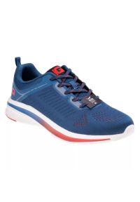 Buty IQ Cross The Line Torsmo M 92800489852 niebieskie. Zapięcie: sznurówki. Kolor: niebieski. Materiał: tkanina. Szerokość cholewki: normalna. Sport: fitness