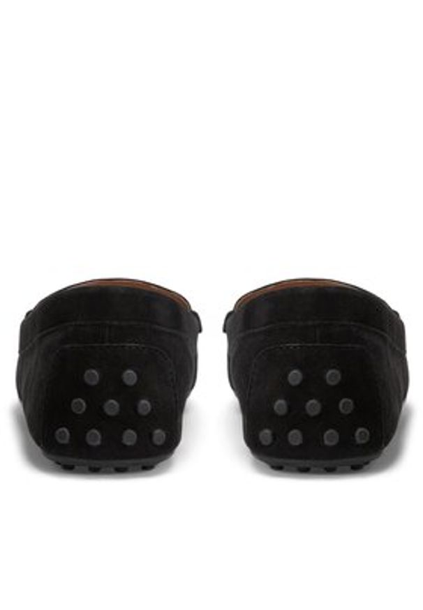 Lauren Ralph Lauren Mokasyny 802821629018 Czarny. Kolor: czarny. Materiał: zamsz, skóra