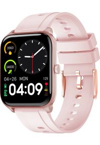 Smartwatch Kumi KU3S Różowy (KU-KU3S-PK). Rodzaj zegarka: smartwatch. Kolor: różowy #1