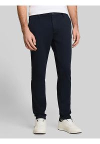 Męskie Spodnie Materiałowe Tom Tailor Jersey Slim Chino Sky Captain Blue 1044853 10668. Materiał: materiał, jersey #1