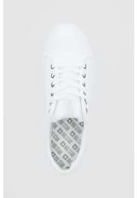 Big-Star - Big Star Tenisówki damskie kolor biały. Nosek buta: okrągły. Zapięcie: sznurówki. Kolor: biały. Materiał: guma #2