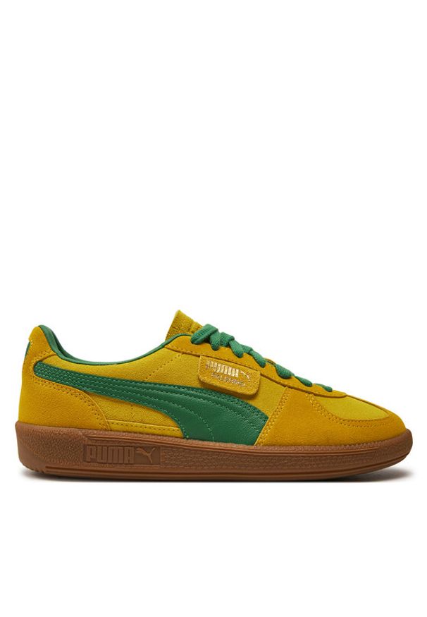 Puma Sneakersy Palermo Pele 396463 12 Żółty. Kolor: żółty. Materiał: skóra, zamsz