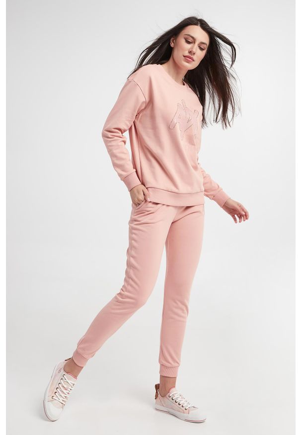 Armani Exchange - Bluza dresowa damska ARMANI EXCHANGE. Materiał: dresówka