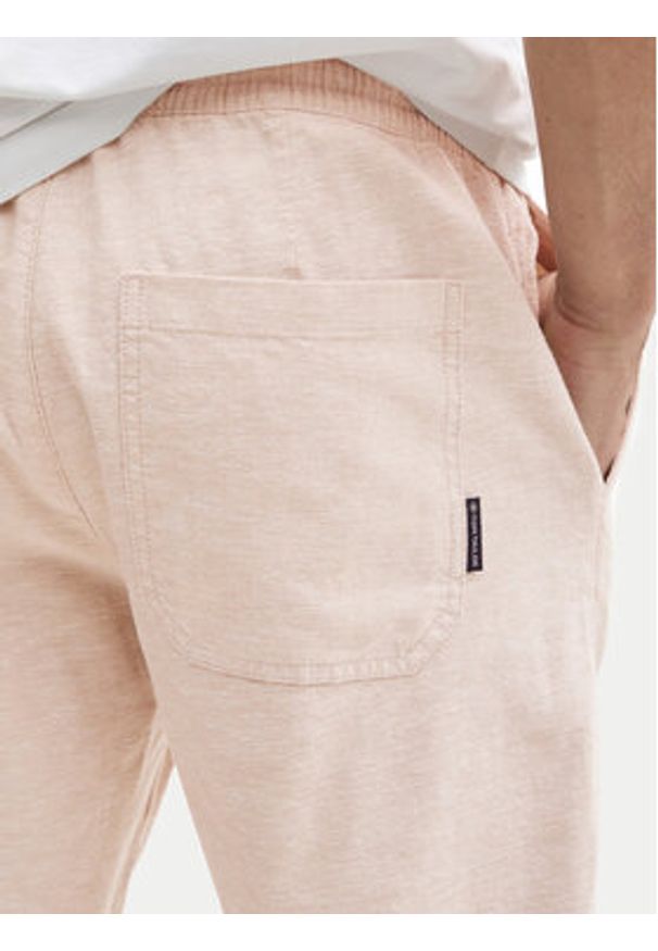 Tom Tailor Szorty materiałowe 1044715 Beżowy Regular Fit. Kolor: beżowy. Materiał: bawełna