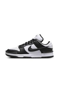 Buty do chodzenia damskie Nike Dunk Low Twist. Zapięcie: sznurówki. Kolor: biały, czarny, wielokolorowy. Materiał: syntetyk, tkanina, materiał. Szerokość cholewki: normalna. Sport: turystyka piesza