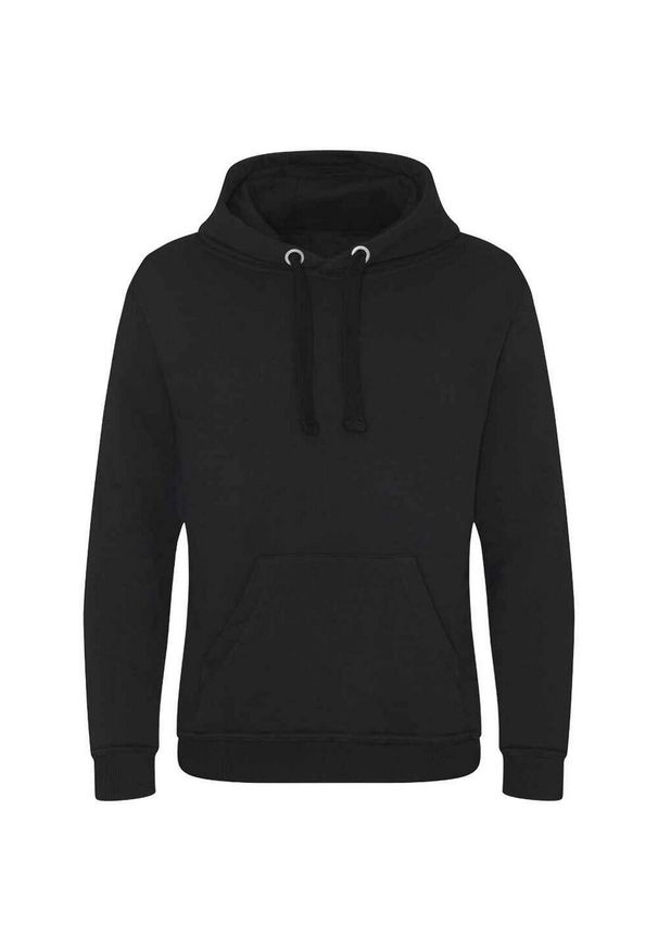 AWDIS - Męska Bluza Z Kapturem Just Hoods Graduate Heavyweight Hoodie. Typ kołnierza: kaptur. Kolor: czarny