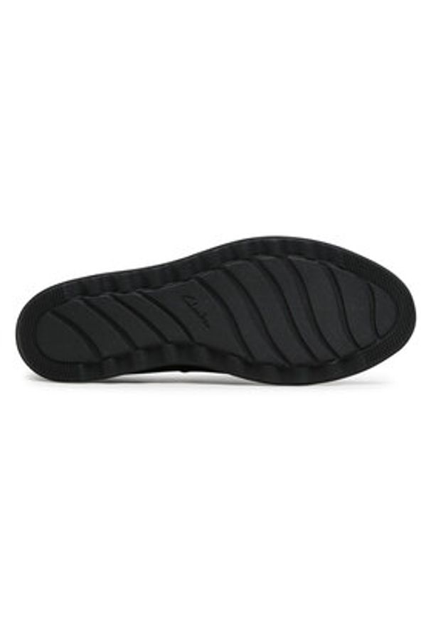 Clarks Półbuty Sharon Dolly 261558194 Czarny. Kolor: czarny. Materiał: zamsz, skóra