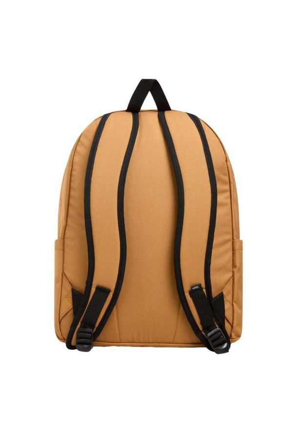 Vans - VANS OLD SKOOL BACKPACK Brązowy. Kolor: brązowy. Materiał: tkanina
