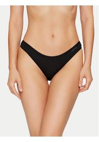 Calvin Klein Underwear Komplet 3 par stringów 000QD5217E Czarny. Kolor: czarny. Materiał: bawełna #4