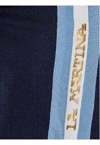 La Martina T-Shirt YMR307 JS206 Granatowy Regular Fit. Kolor: niebieski. Materiał: bawełna