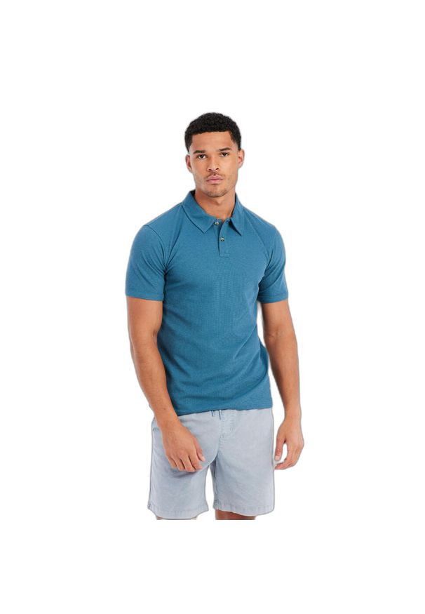 Polo Protest Cube. Typ kołnierza: polo. Kolor: niebieski