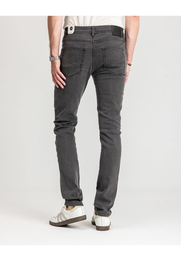 MARCUS - Męskie Spodnie Jeansowe Marcus Sebb 2215 Grey Miner 14-200302
