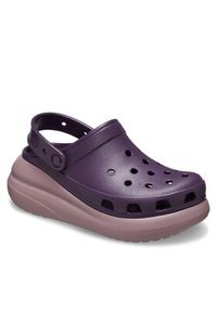 Crocs Klapki Classic Crush Clog 207521 Fioletowy. Kolor: fioletowy #5