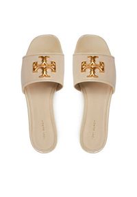 Tory Burch Klapki Eleanor 88744 Beżowy. Kolor: beżowy. Materiał: skóra #2