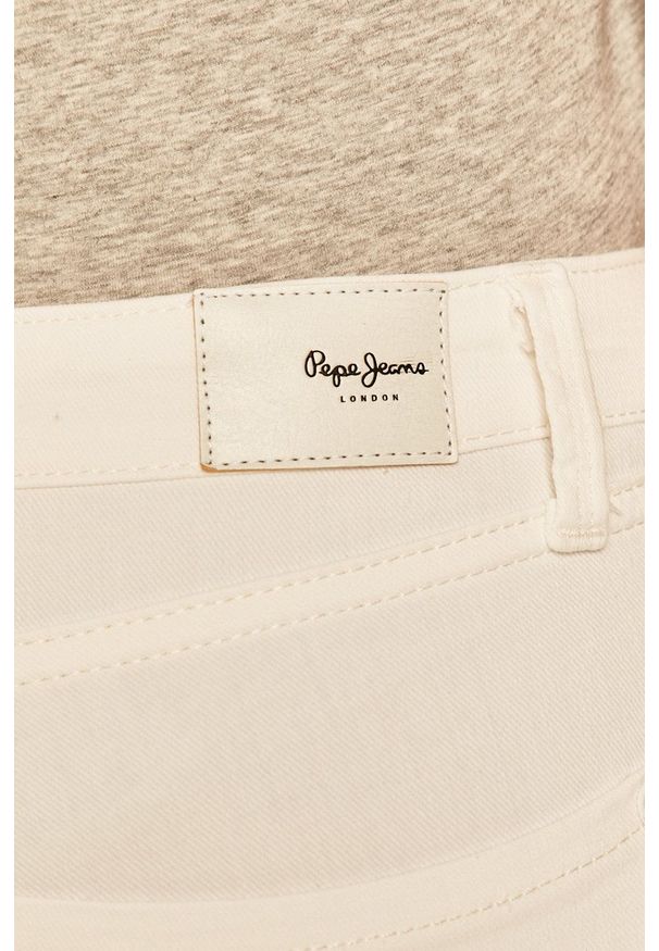 Pepe Jeans - Jeansy Regent. Kolor: biały
