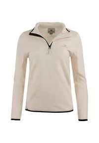 GLENMUIR - Bluza Damska Loredana Biała L - Miękka Bawełna i Sportowy Styl. Kolor: biały. Materiał: poliester. Sport: piłka nożna