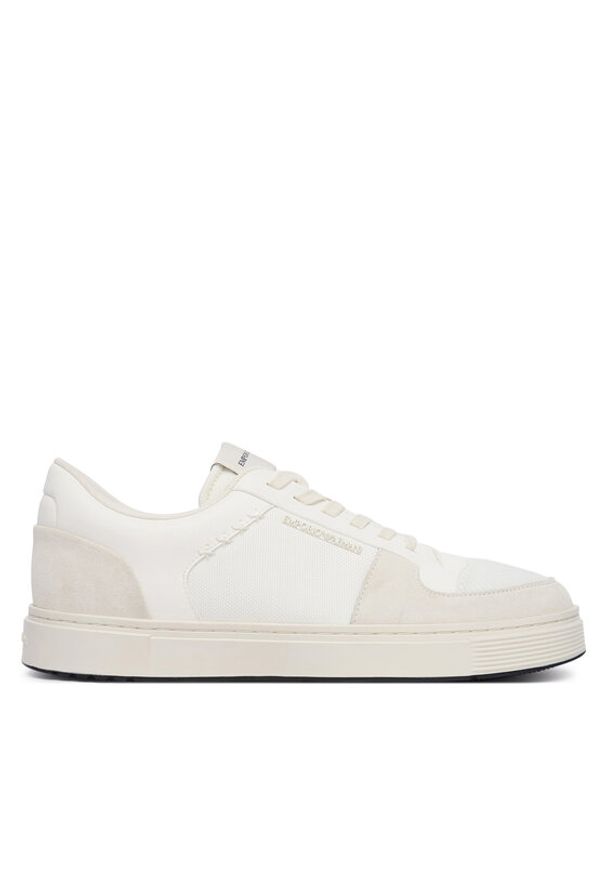 Emporio Armani Sneakersy EM005293 AF24321 M0360 Biały. Kolor: biały. Materiał: materiał