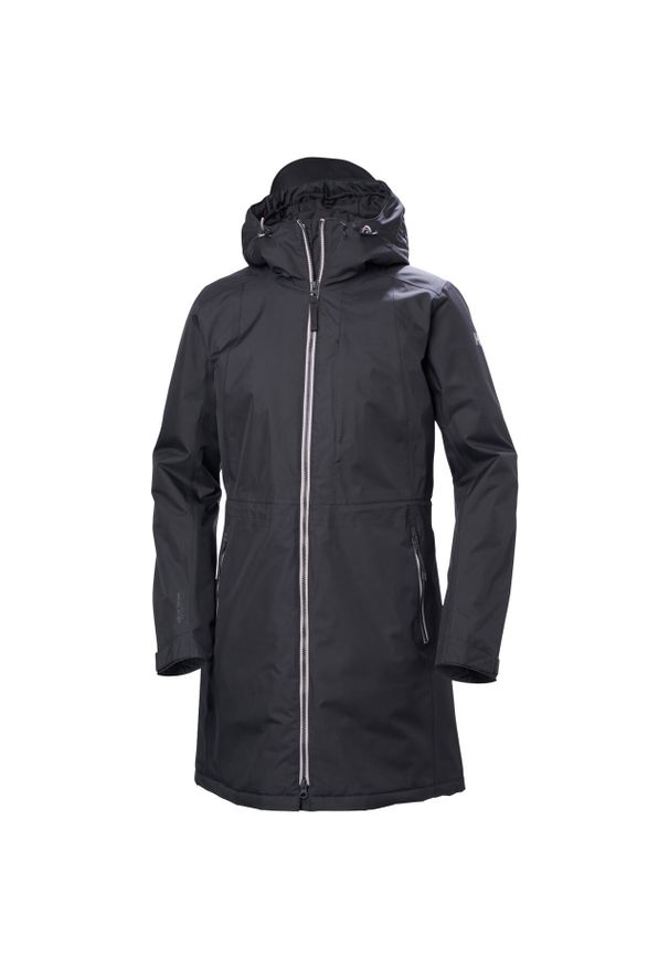 Długa kurtka wodoodporna ocieplana dla kobiet Helly Hansen Westport. Kolor: szary, wielokolorowy, brązowy, czarny. Długość: długie