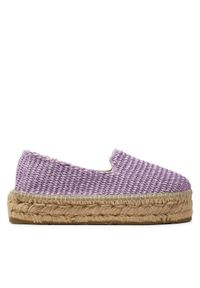 Manebi Espadryle Yucatan Double Sole Espadrilles G 3.3 D0 Fioletowy. Kolor: fioletowy. Materiał: materiał