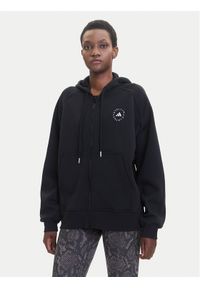 Adidas by Stella McCartney - adidas by Stella McCartney Bluza JF6337 Czarny Loose Fit. Kolor: czarny. Materiał: syntetyk, bawełna #1