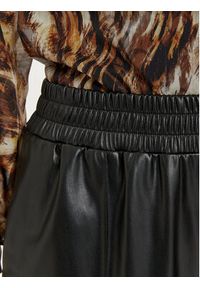 Liu Jo Spodnie skórzane WF4153 E0392 Czarny Regular Fit. Kolor: czarny. Materiał: syntetyk #4