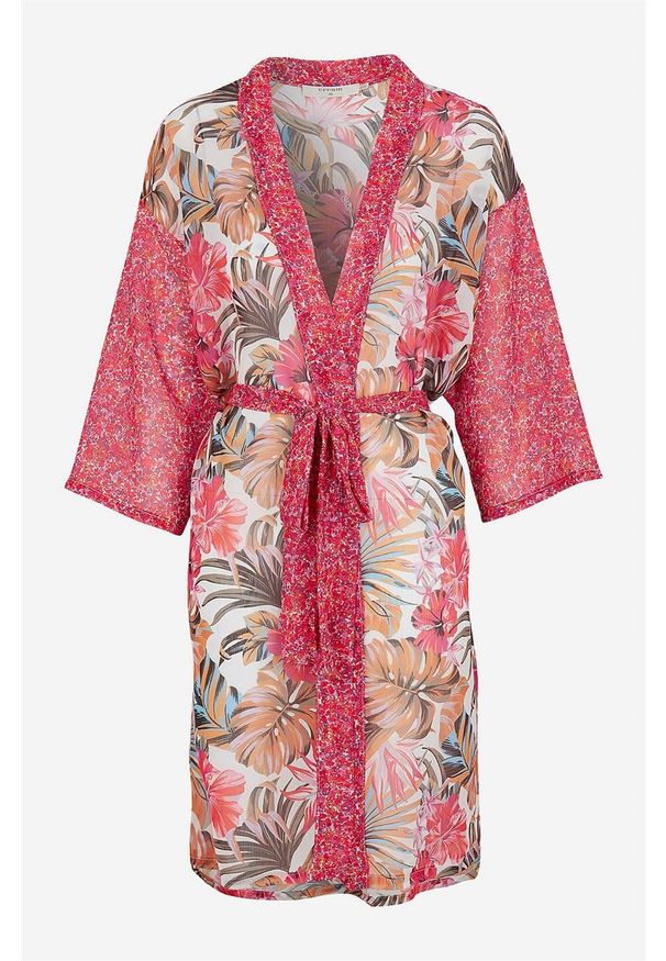 Cream - Kimono Danika. Kolor: różowy. Materiał: tkanina. Sezon: wiosna, lato