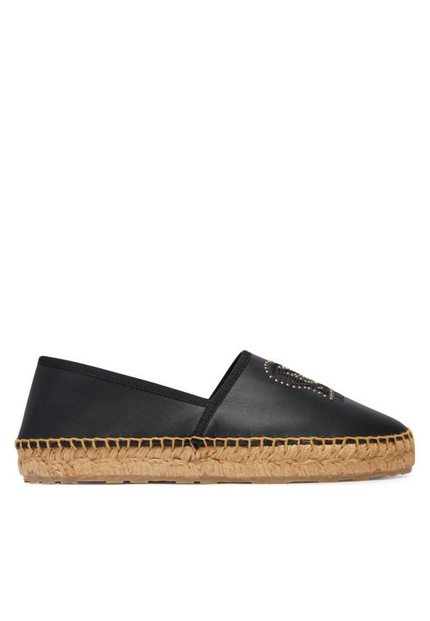 Love Moschino - Espadryle LOVE MOSCHINO. Kolor: czarny