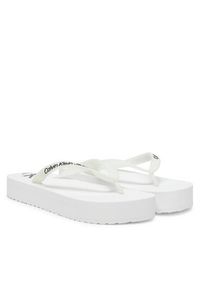 Calvin Klein Jeans Japonki Beach Sandal Flatform Tpu YW0YW01830 Biały. Kolor: biały #3