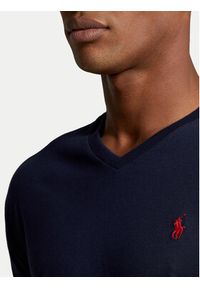Polo Ralph Lauren T-Shirt 710708261 Granatowy Classic Fit. Typ kołnierza: polo. Kolor: niebieski. Materiał: bawełna #6