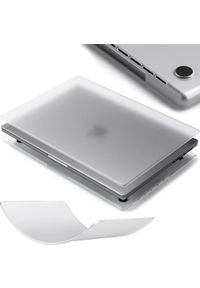 Etui ochronne do Apple Macbook Pro 16 - M1/M2/M3/M4 2021-2024 2025 Alogy AirGuard Elastyczna obudowa Matowa Przezroczysta Biel