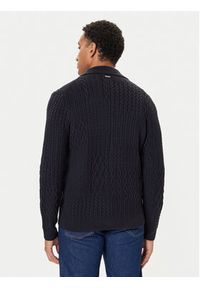 Guess Kardigan M5BR43 Z2ZK2 Granatowy Regular Fit. Kolor: niebieski. Materiał: syntetyk #2