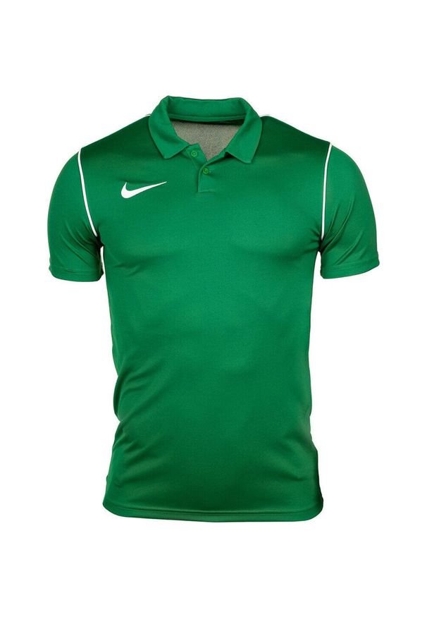 Koszulka sportowa dla dzieci Nike Dry Park 20 Polo. Typ kołnierza: polo. Kolor: zielony