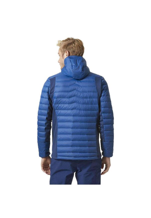 Kurtka hybrydowa męska Helly Hansen Verglas Hooded Down Hybrid Ins. Kolor: niebieski. Sport: turystyka piesza