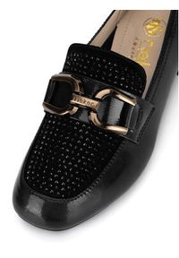 Rieker Loafersy 45055-00 Czarny. Kolor: czarny. Materiał: skóra #7