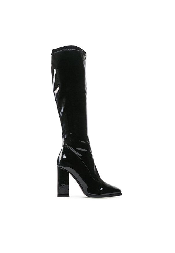 DeeZee Kozaki HTYA116-J512 Czarny. Kolor: czarny. Materiał: skóra