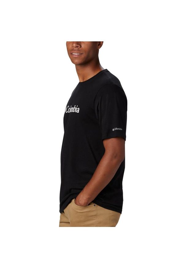columbia - Koszulka męska T-shirt Columbia CSC Basic Logo. Kolor: wielokolorowy, czarny