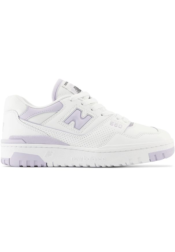 Buty damskie New Balance BBW550BV – białe. Okazja: na co dzień. Kolor: biały. Materiał: syntetyk, skóra, materiał. Szerokość cholewki: normalna