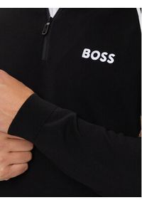 BOSS - Boss Sweter Hydro-X 50519377 Czarny Regular Fit. Kolor: czarny. Materiał: bawełna