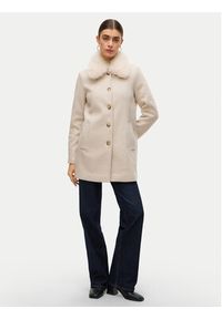 Vero Moda Płaszcz przejściowy Autumn 10331559 Beżowy Regular Fit. Kolor: beżowy. Materiał: syntetyk #3