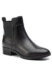 Geox Botki D Felicity G D94G1G 00043 C9999 Czarny. Kolor: czarny. Materiał: skóra #7