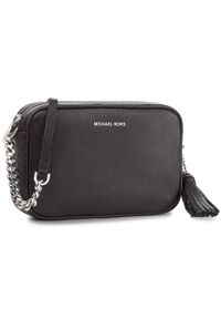 MICHAEL Michael Kors Torebka Ginny 32F7SGNM8L Czarny. Kolor: czarny. Materiał: skórzane