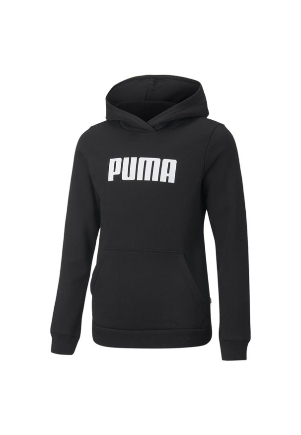 Dres dla dzieci Puma ESS. Kolor: czarny. Materiał: dresówka