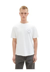 Tom Tailor Denim T-Shirt 1035602 Biały. Kolor: biały. Materiał: denim