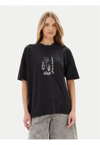 Volcom T-Shirt Voltrip B3512508 Czarny Oversize. Kolor: czarny. Materiał: bawełna