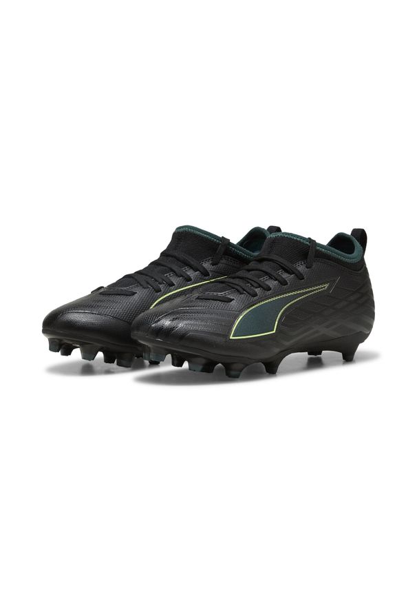Puma - Młodzieżowe buty piłkarskie ULTRA 6 MATCH FG/AG PUMA. Kolor: czarny, zielony, wielokolorowy, żółty. Sport: piłka nożna