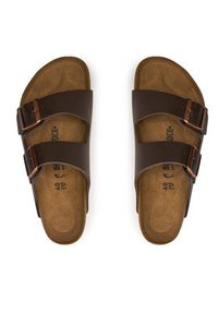 Birkenstock Klapki Arizona 051101 Brązowy. Kolor: brązowy. Materiał: skóra #4